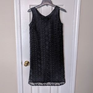 Bandolera Black Lace Dress